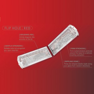 Tenga Flip Hole (czerwony) 